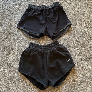 ❌SOLD❌Gymshark & Under Armour shorts